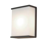 Loops Outdoor IP54 Twin Wall Light Dark Grey LED E27 60W Loops Grey