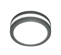 Loops Outdoor IP54 Wall or Ceiling Light Graphite LED GX53 9W Loops Multicolor