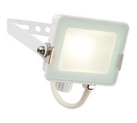 Loops Outdoor IP65 Waterproof Floodlight - 10W Cool White LED - Matt White Aluminium Loops White