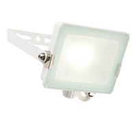 Loops Outdoor IP65 Waterproof Floodlight - 20W Cool White LED - Matt White Aluminium Loops White