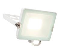 Loops Outdoor IP65 Waterproof Floodlight - 30W Cool White LED - Matt White Aluminium Loops White