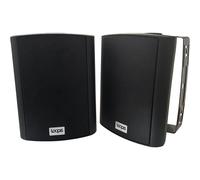 120W 5.25" Outdoor Rated Active Bluetooth Wall Speakers - IP56 - Black Wireless