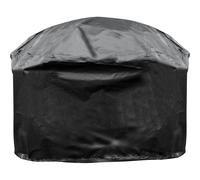Loops Outdoor Rated Fire Pit Cover for ys12083 - Black PVC 840mm x 320mm Water & Rain