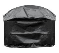 Loops Outdoor Rated Fire Pit Cover for ys12101 - Black PVC 880mm x 460mm Water & Rain