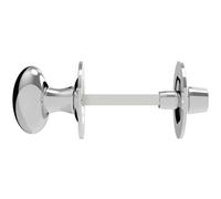 Oval Thumbturn Lock With Coin Release Handle 32 70mm Spindle Polished Chrome