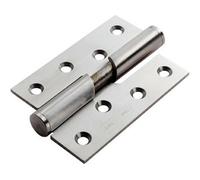 Loops PAIR 102 x 76 x 3mm Right Handed Rising Butt Hinge Satin Stainless Steel in Metallics Loops Metallics