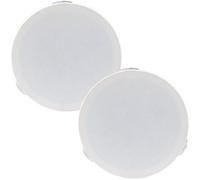 Loops Pair Of 4" Mini Low Profile Ceiling Speaker 8 Ohm 2 Way Compact Mount Slim Line
