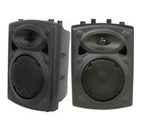 Loops Pair Of 500W 15" Passive Moulded Speaker Compact 8 Ohm Disco Party Speakon Dj