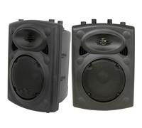 Pair of 500W 15" Passive Moulded Speaker Compact 8 Ohm Disco Party Speakon DJ