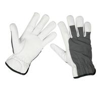 Loops PAIR PREMIUM Cool Hide Gloves - Large - Full Grain Cowhide - Breathable Loops Multicolor One Size