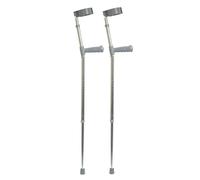 Loops PAIR PVC Wedge Handled Elbow Crutch - 14+3 Height Settings - 222kg Weight Limit Loops Multicolor
