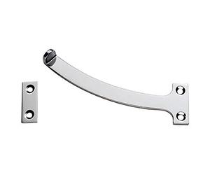 Loops PAIR Quadrant Arm Casement Window Stay - 150mm - Polished Chrome Window Fitting | Victorian Design Casement Window Fitting - Window Casement Stay Fastener Arm - Casement Window Fixture