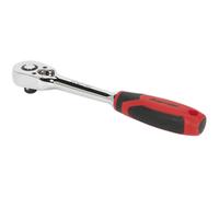 Loops Pear-Head Ratchet Wrench - 3/8" Sq Drive - Flip Reverse - 48-Tooth Ratchet Loops Multicolor