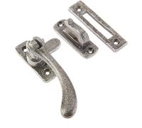 Loops Pewter Range Bulb End Casement Fasteners 95X55mm For Stylish Windows - Window Handle