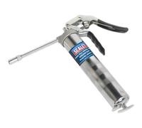 Loops Pistol Type Grease Gun - 3-Way Fill - Rigid Delivery Tube - Die-Cast Pump Head Loops Multicolor