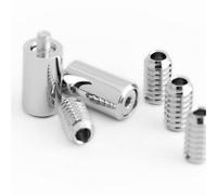 Loops Polished Chrome Locking Sash Stop For Secure Windows - Window Fastener