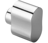 Loops Polished Chrome Peanut Shaped Cylinder Thumbturn Adapter - Twist Turn