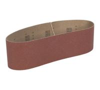 Loops PREMIUM 100mm x 915mm Sanding Belt - 100 Grit Aluminium Oxide Cloth Backed Loop Loops Multicolor