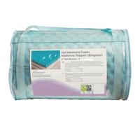 Loops Premium 2 Inch Gel Memory Foam Mattress Topper For King Size Beds - Reversible Design