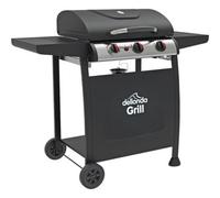 Loops Premium 3 Burner Gas Bbq Grill With Easy Clean Features For Outdoor Cooking