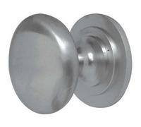 Loops Premium 38mm Satin Chrome Cupboard Knob For Stylish Home Decor - Kitchen Cabinet Knob