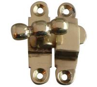 Loops Premium 40mm Polished Brass Showcase Catch For Cabinets - Cupboard Door Catch