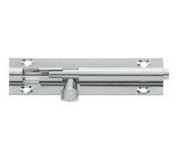 Loops Premium Brass Heavy-Duty Straight Barrel Bolts 152X38mm In Polished Chrome Finish - Door Bolt