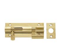Loops Premium Brass Heavy Necked Barrel Bolts For Enhanced Security 100X38mm - Door Bolt
