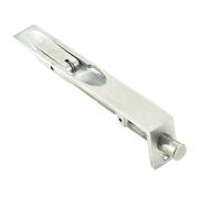 Loops Premium Brass Lever Action Flushbolts 150X19mm In Satin Chrome Finish