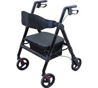 Loops Premium Heavy Duty Aluminium Bariatric Rollator With 8 Inch Wheels And 181Kg Capacity