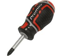 Loops PREMIUM Phillips 2 x 38mm Stubby Screwdriver - Ergonomic Soft Grip Magnetic Tip Loops Multicolor