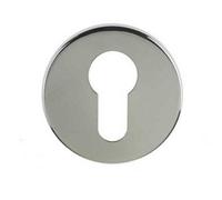 Loops Premium Polished Stainless Steel Euro Profile Escutcheons 52X5mm - Grade 304 - Key Hole Cover