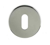 Loops Premium Polished Stainless Steel Keyway Escutcheons - Grade 304, 52X8mm - Key Hole Cover