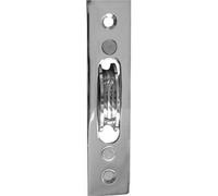 Loops Premium Sash Roller With Rectangular Plate - 118X26mm In Polished Chrome Finish - Window Fastener