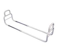Loops Premium White Under Mattress Transfer Aid Handle - Adjustable Steel Support For Beds 96-158Cm