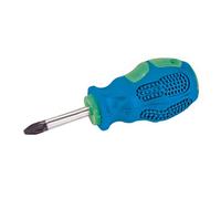 Loops PZ2 x 38mm Pozidriv Screwdriver Soft Grip Handle & Hard Pozi Pozzi Head Driver Loops Multicolor