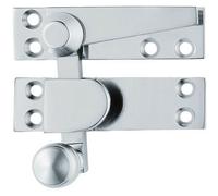 Loops Quadrant Arm Sash Window Fastener 70 x 20mm 35mm Projection Satin Chrome Loops Multicolor