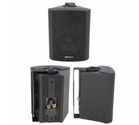 Loops Quality 3" 60W Black Background Hifi Speaker 100V & 8Ohm Wall Mount Bookshelf