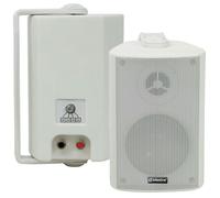 Loops QUALITY 3" 60W White Background HiFi Speaker *100V & 8ohm* Wall Mount Bookshelf