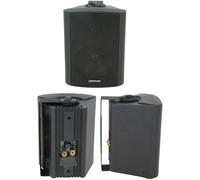 QUALITY 4" 70W Black Background HiFi Speaker *100V & 8ohm* Wall Mount Bookshelf