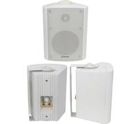 QUALITY 4" 70W White Background HiFi Speaker *100V & 8ohm* Wall Mount Bookshelf