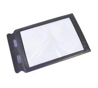 Loops Reading Sheet Magnifier - 2x Magnification - Lightweight Large Reading Aid Loops Multicolor