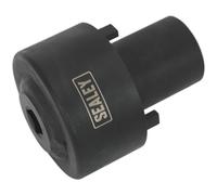 Loops Rear Hub Nut Impact Socket - Heavy-Duty 4 Point Castellated - For Ford Transit Loops Multicolor