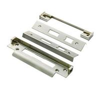 Loops Rebate Kit for BS Lever Sash Locks For Double Doors 13mm Satin Steel in Metallics Loops Metallics