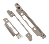 Loops Rebate Set For Bathroom Sashlock Set - Nickel Plated - Flush Lock Latch Adapter