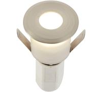 Loops Recessed Decking IP67 Guide Light - 1.2W Cool White LED - Satin Nickel Plate in Metallics Loops Metallics