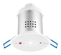 Loops Recessed Emergency Ceiling Downlight - 3W Daylight White LED - Self Contained Loops White