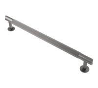 Loops Reeded Lined Bar Door Pull Handle - 274mm X 13mm - 224mm Centres - Anthracite