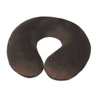 Loops Replacement Brown Velour Cover For Blue Memory Foam Neck Cushion