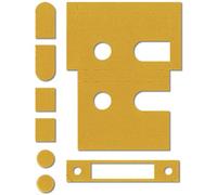 Loops Residential Bathroom Sashlock Intumescent Strip Pack - Fire Smoke Door Frame Set